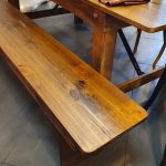 Banc bois rustique 4/5 personnes