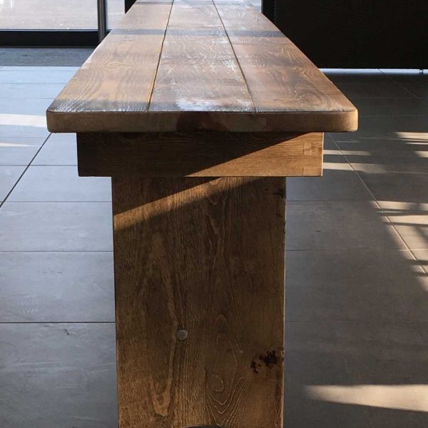 Banc bois rustique 4/5 personnes – Image 2