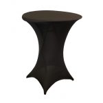 Nappage Lycra noir pour mange debout