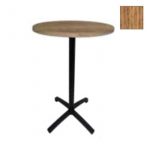 Mange debout à pied central