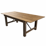 Table bois rustique rectangulaire 8/10 personnes