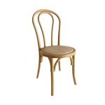 Chaise bistrot Thonet bois assise rotin