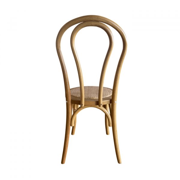 Chaise bistrot Thonet bois assise rotin – Image 2